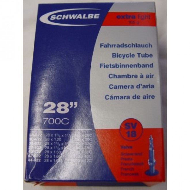 Schwalbe Slang 700x28-42c FV 40mm Extra Light