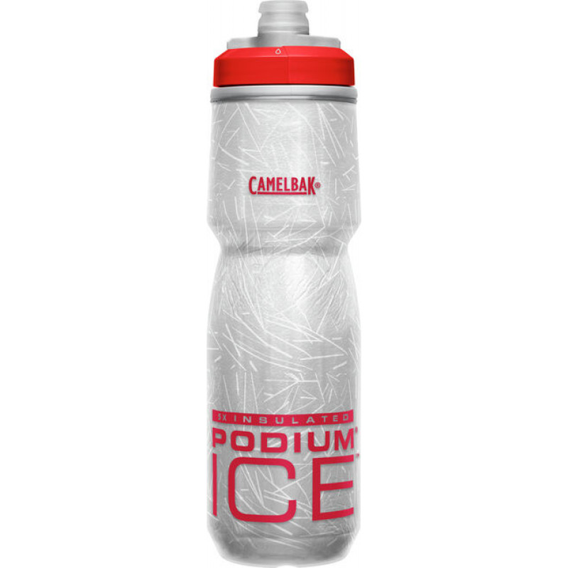 Vattenflaska cykel - Camelback Podium ICE flaska med isolering 620 ml. röd