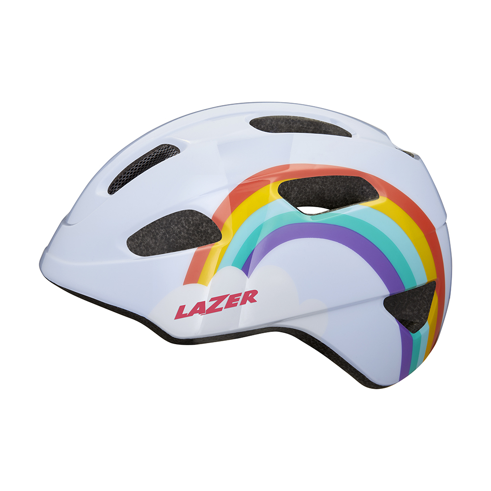 Cykelhjälm för barn - Lazer Pnut Kineticore Hjälm Rainbow 46-50 cm