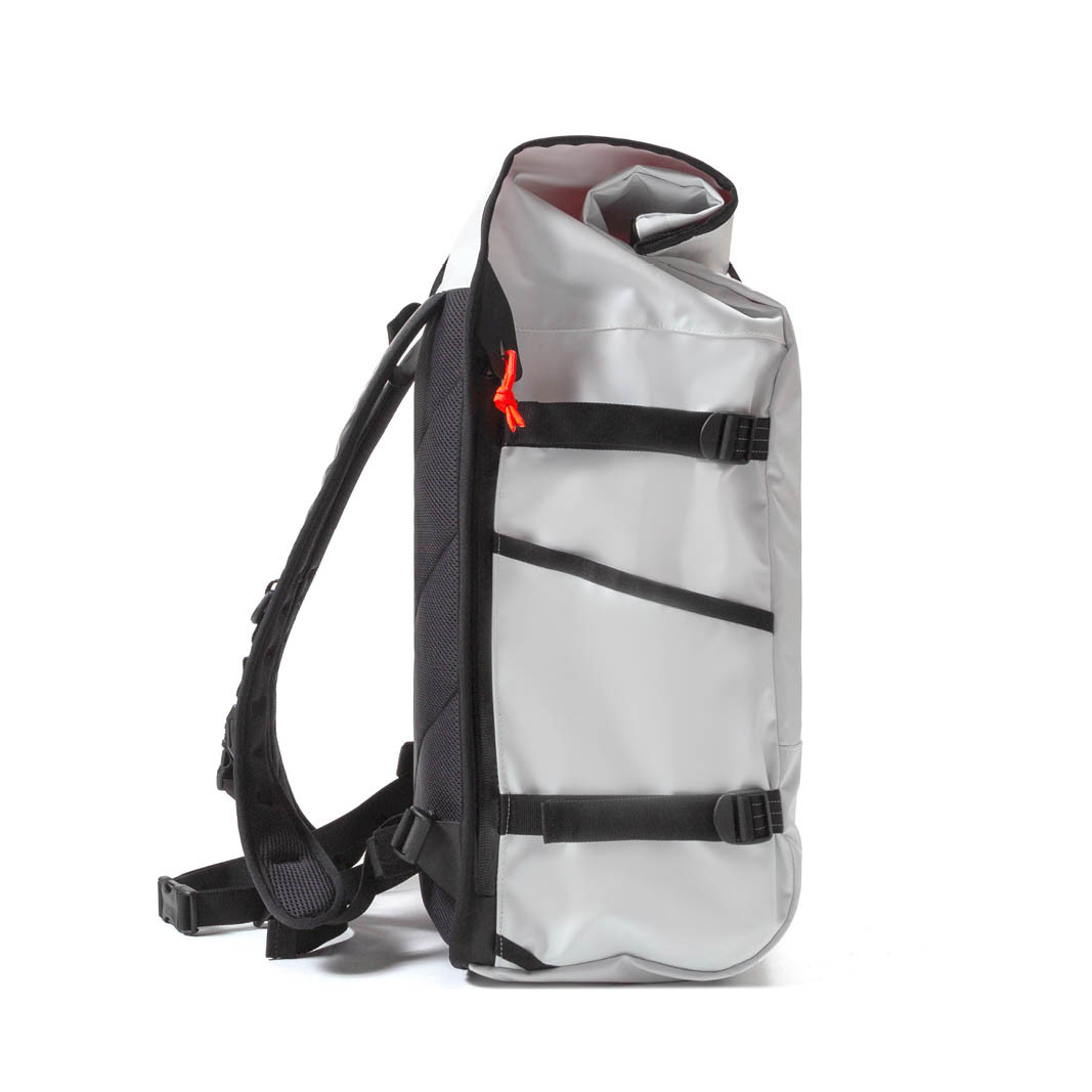 Restrap Rolltop Ryggsäck, 40 Liter, Vit