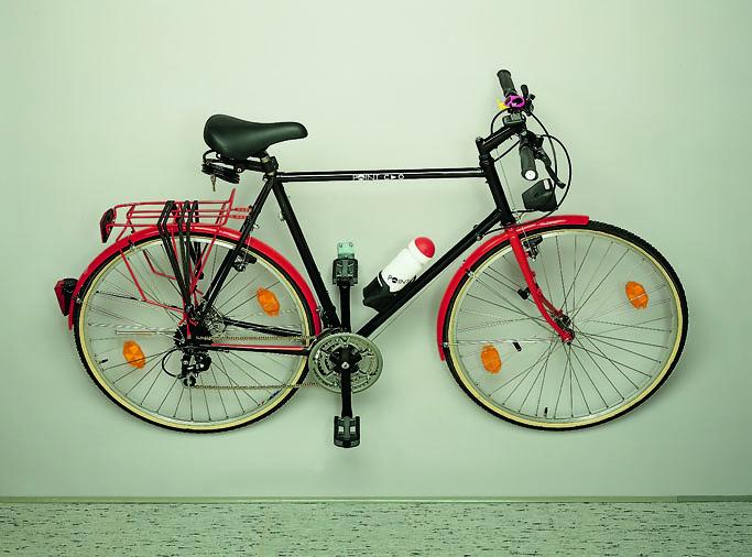 Cykelhållare pedalmodell för vägg