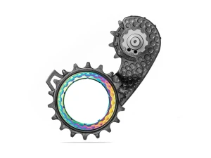 AbsoluteBlack Hollow OSPW Carbon Ceramic för Dura-Ace R9200 12 växlar rainbow
