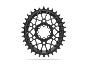 AbsoluteBlack ovalt framdrev 32T Direct Mount 3 mm offset 8-bult SRAM svart