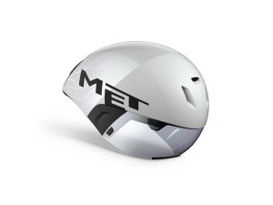 MET Codatronca cykelhjälm vit/silver st. 58-61 cm