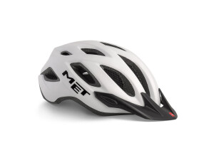 MET Crossover cykelhjälm matt vit Str. 60-64 cm