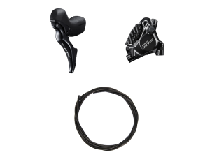 Shimano 105 STI och hydrauliskt bromsset small vänster svart ST-R7025L och BR-R7070F