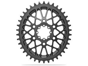 AbsoluteBlack ovalt framdrev 40T 8-bult SRAM AXS svart