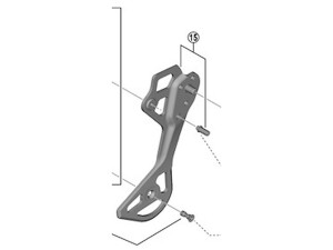 Shimano XTR innerplatta SGS bakväxel modell RD-M9250