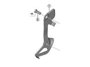 Shimano Cues innerplatta till bakväxel modell RD-U4010