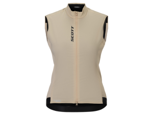 SCOTT Pro Warm Alpha cykelväst portobello beige dam