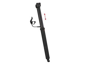 Ergotec Viper Up & Down dropper-sadelstolpe 150 mm/ø30,9 mm/444 mm lång Safety Level 6 svart